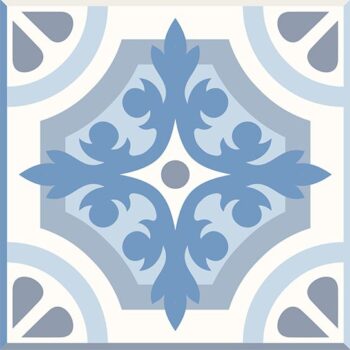 set de 12 Vinilos Adhesivos Azul Marbella