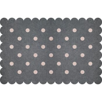 Alfombra Vinílica Puntos - 95x62 cm