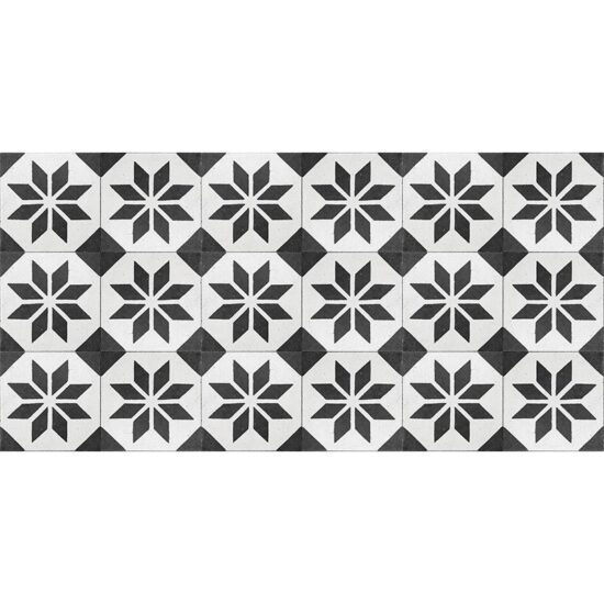 Alfombra Vinílica - Videl Negro - 97x48 cm