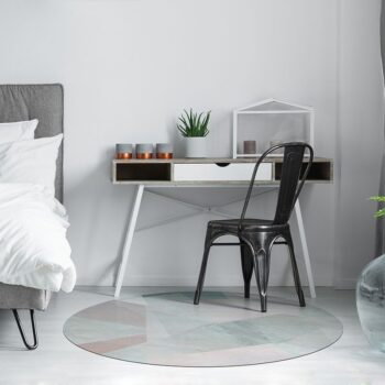 Alfombra Vinílica Redonda Block