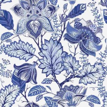 Azulejos Adhesivos Blue Flowers