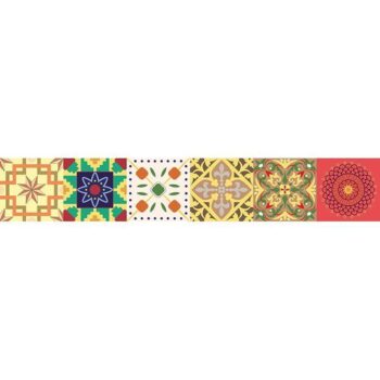 Vinilos adhesivos rojo y verde