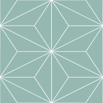 Vinilos adhesivos geométrico turquesa